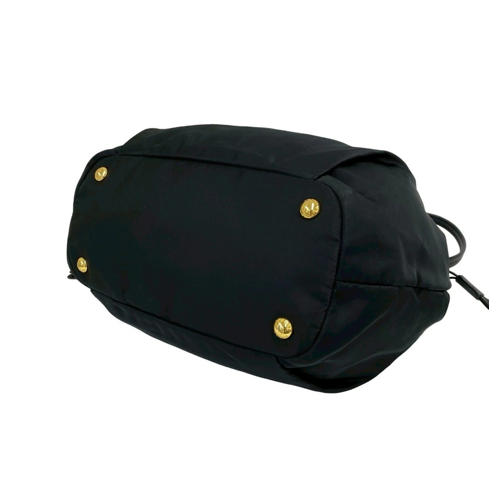 PRADA Black Leather Shoulder Bag - Picture 8 of 10